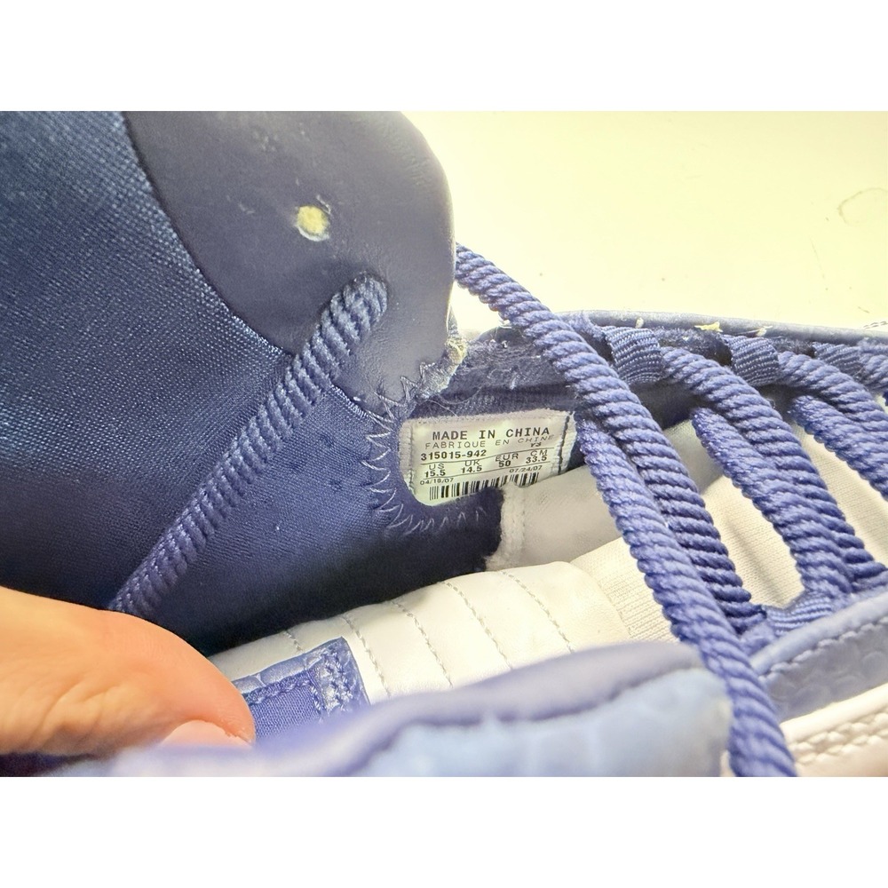 Nike Air Force 25 Supreme Crocodile Navy White 315015-942 Size 15.5 Rare Vintage - Picture 11 of 14